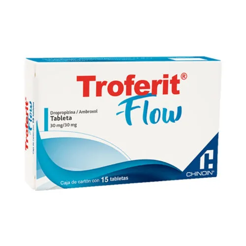 Troferit Flow 30/30 Mg Con 15 Tabletas