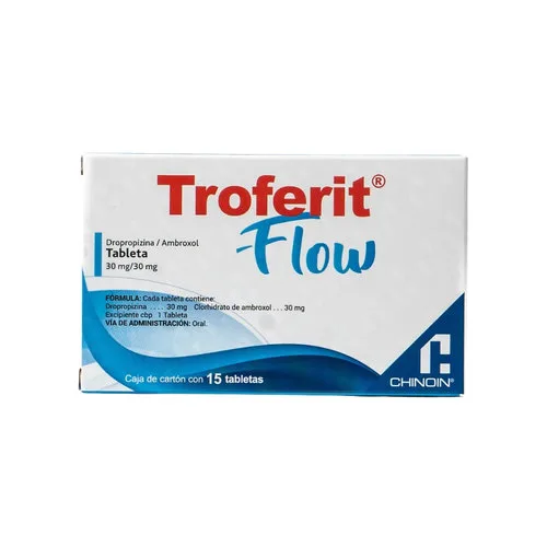 Troferit Flow 30/30 Mg Con 15 Tabletas