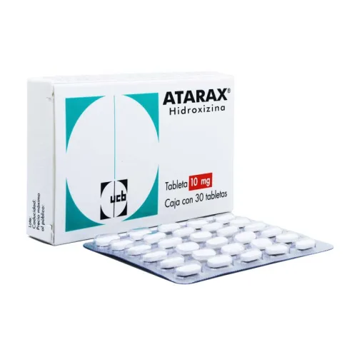 Atarax 10 Mg Con 30 Tabletas
