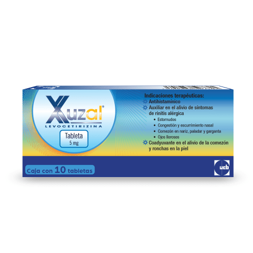 Comprar Xuzal 5 Mg Con 10 Tabletas