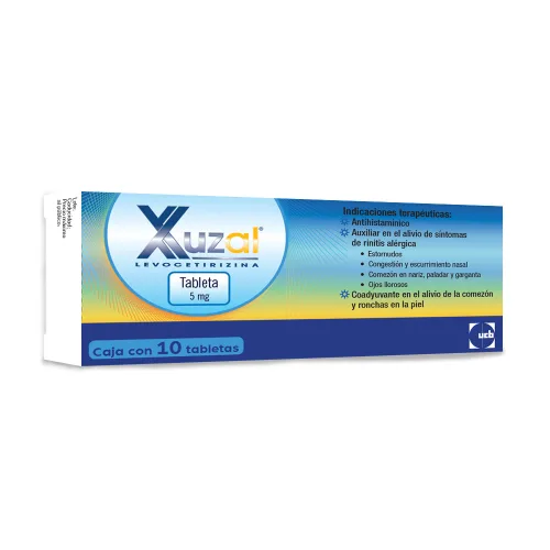 Xuzal 5 Mg Con 10 Tabletas