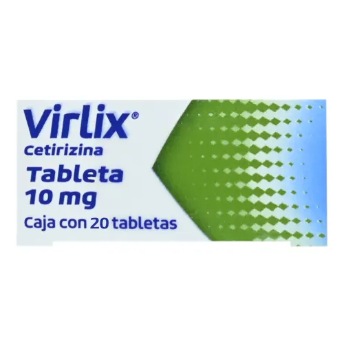 Virlix 10 Mg Con 20 Tabletas