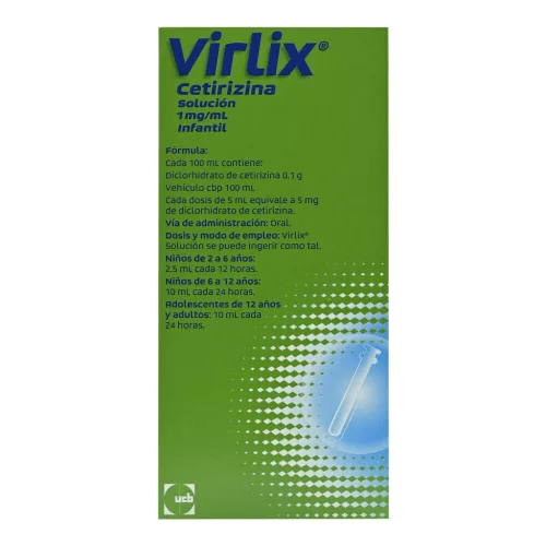 Virlix 1 Mg Con 60 Ml De Solución
