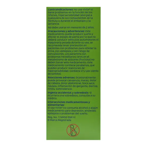 Virlix 1 Mg Con 60 Ml De Solución