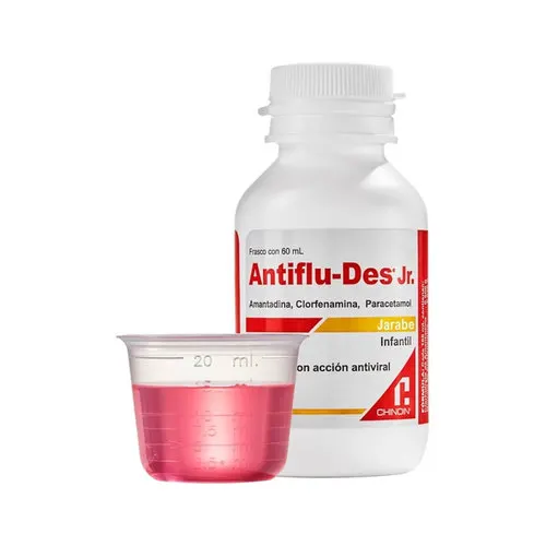 Antiflu-Des Jr. 0.5/0.02/3 G Con 60 Ml De Jarabe