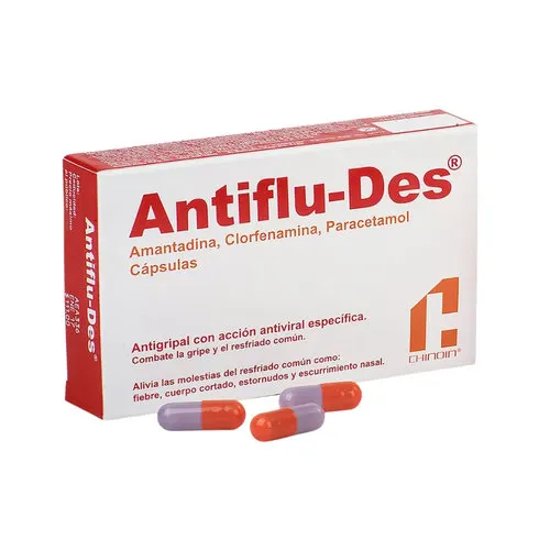 Antiflu-Des 50/3/300 Mg Con 24 Cápsulas