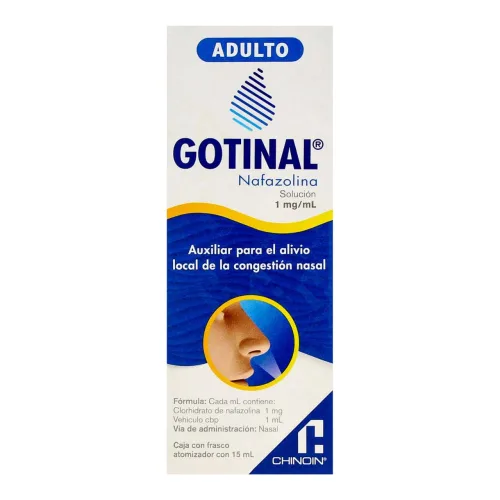 Comprar Gotinal 1 Mg Solución Nasal Con Atomizador 15 Ml