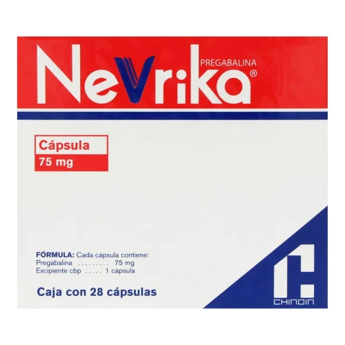 Comprar Nevrika 75 Mg Con 28 Cápsulas