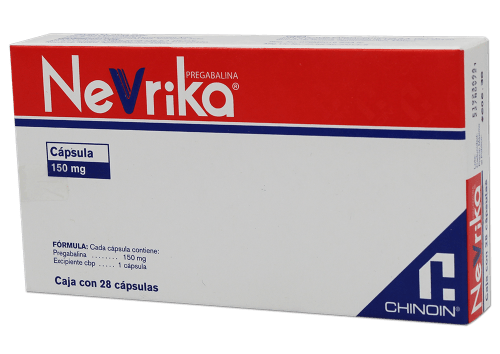 Comprar Nevrika 150 Mg Con 28 Cápsulas