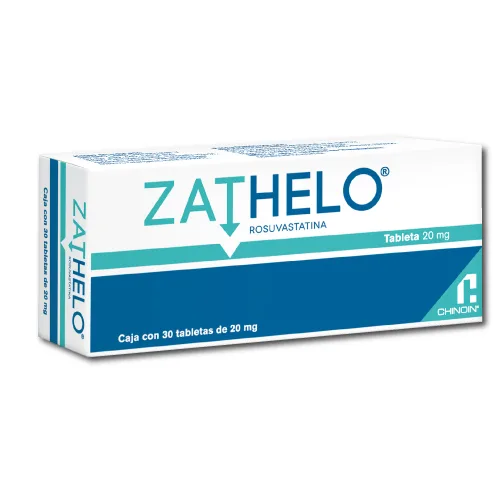 Zathelo 20 Mg Con 30 Tabletas
