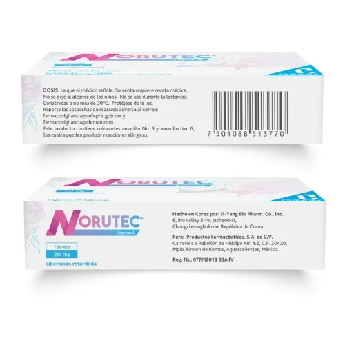 Comprar Norutec 20 Mg. Caja Con 28 Tabletas