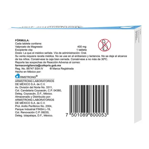 Atemperator 400 Mg Con 20 Tabletas