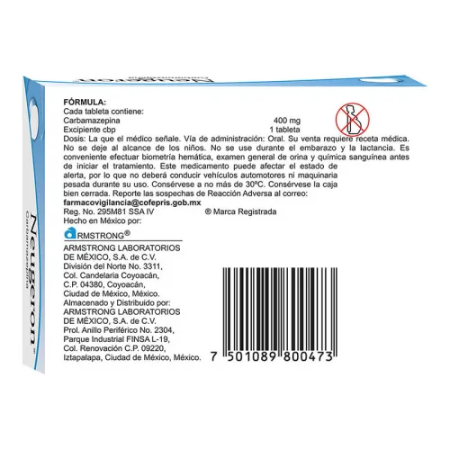 Comprar Neugeron 400 Mg Con 20 Tabletas