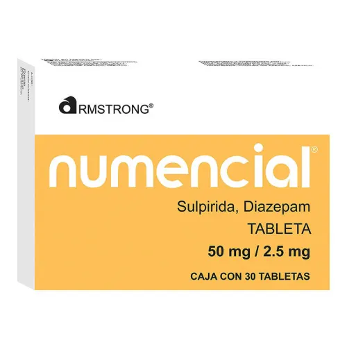 Comprar Numencial 50/2.5 Mg Con 30 Tabletas