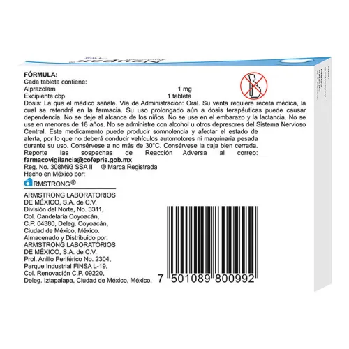 Neupax 1 Mg Con 30 Tabletas