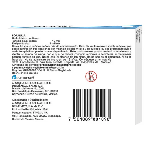 Nocte 10 Mg Con 30 Tabletas