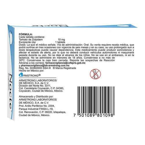 Comprar Nocte 10 Mg Con 30 Tabletas