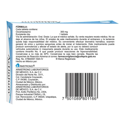 Comprar Actinium 300 Mg Con 20 Tabletas