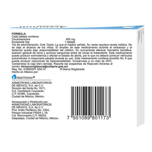 Actinium 600 Mg Con 20 Tabletas