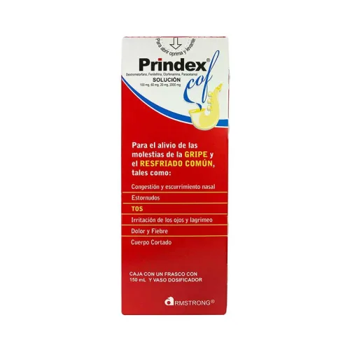Prindex Cof 100/60/20/2000 Mg Con 150 Ml De Solución