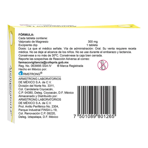 Atemperator Lp 300 Mg Con 20 Tabletas