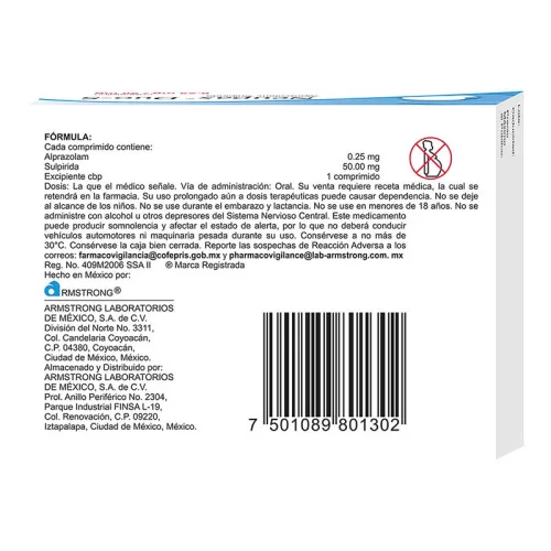 Neupax Duo-S 0.25/50 Mg Con 30 Comprimidos