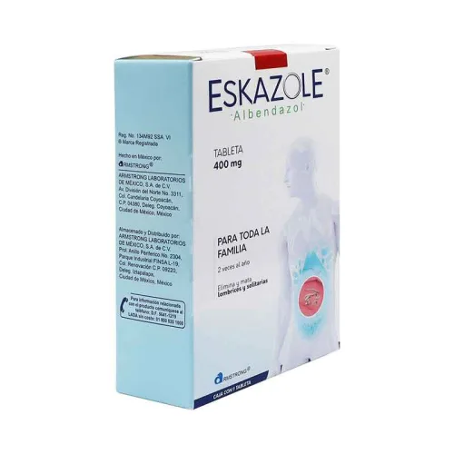 Eskazole 400 Mg Con 1 Tableta