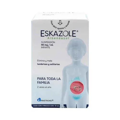 Eskazole Infantil 40 Mg Suspensión Oral 10 Ml