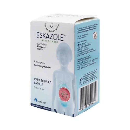 Eskazole Infantil 40 Mg Suspensión Oral 10 Ml
