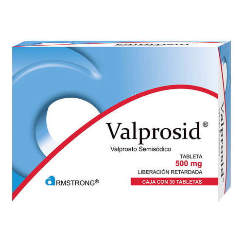 Comprar Valprosid 500 Mg Con 30 Tabletas