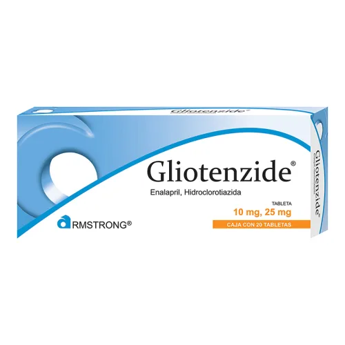 Comprar Gliotenzide 10/25 Mg Con 20 Tabletas