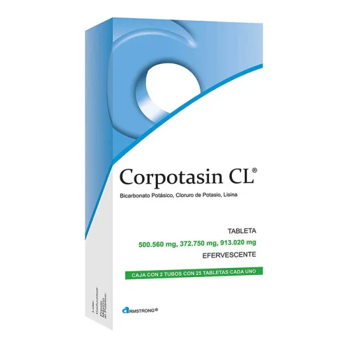 Comprar Corpotasin Cl 500.56/372.75/913.02 Mg Con 50 Tabletas