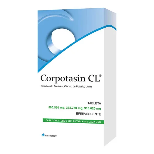 Comprar Corpotasin Cl 500.56/372.75/913.02 Mg Con 50 Tabletas