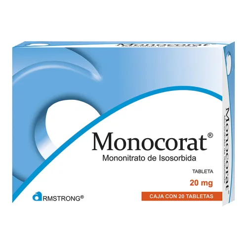 Comprar Monocorat 20 Mg Con 20 Tabletas