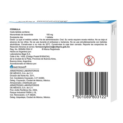 Comprar Arramplor Depot 100 Mg Con 10 Tabletas