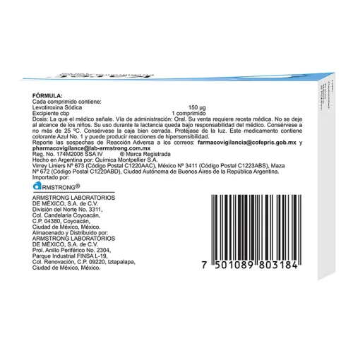 Karet 150 Mcg Con 50 Comprimidos