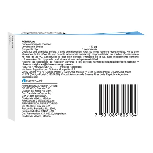 Karet 150 Mcg Con 50 Comprimidos