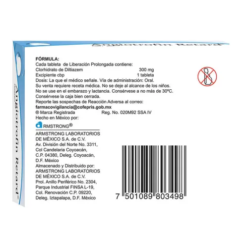 Comprar Angiotrofin Retard 300 Mg Con 10 Tabletas