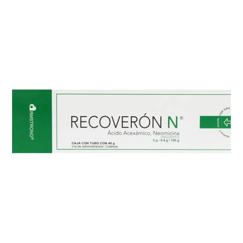 Comprar Recoveron-N Ácido 5/0.4 G Con 40 G De Ungüento