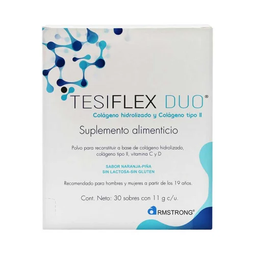 Comprar Tesiflex Duo Suplemento Alimenticio Sabor Naranja Con 30 Sobres