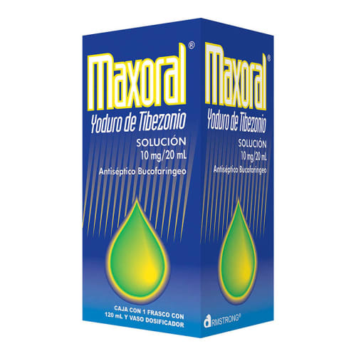 Comprar Maxoral 10 Mg Solución Antiséptica Bucofaringea 120 Ml