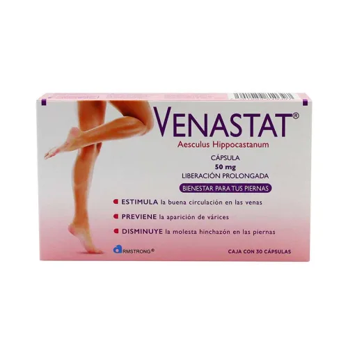 Comprar Venastat 50 Mg Con 30 CÁPsulas