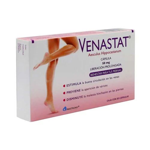 Venastat 50 Mg Con 30 Cápsulas