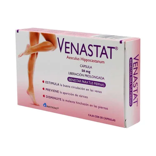 Venastat 50 Mg Con 30 Cápsulas