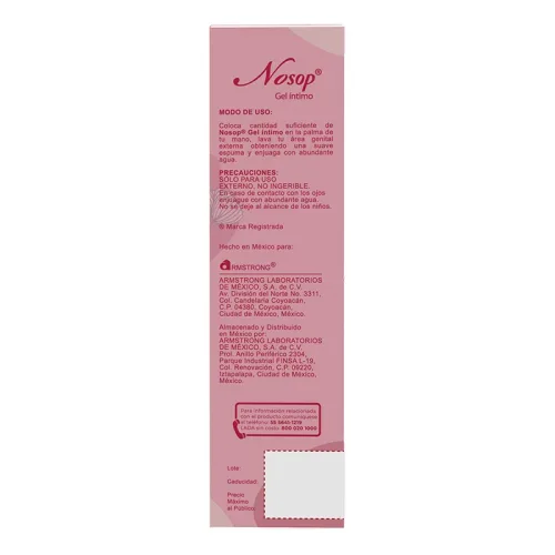 Nosop Gel Íntimo 190 Ml