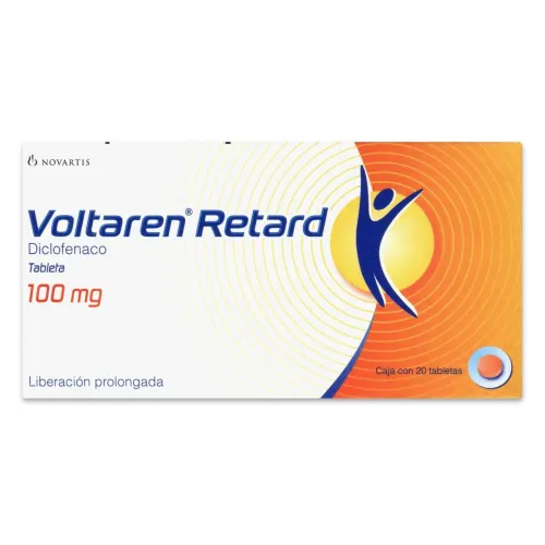 Comprar Voltaren Retard 100 Mg Con 20 Tabletas