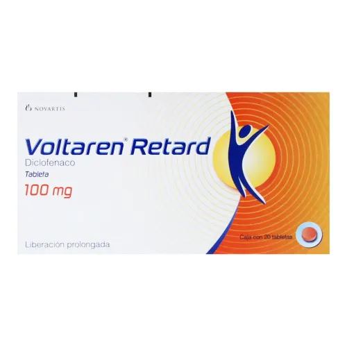 Voltaren Retard 100 Mg Con 20 Tabletas