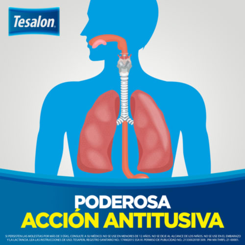 Tesalon Tesaperl 100 Mg Con 20 Cápsulas