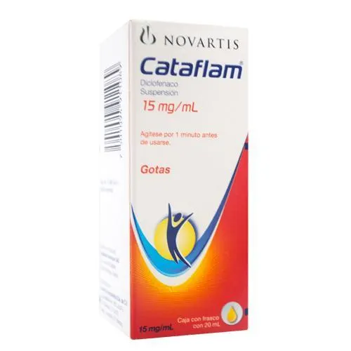 Comprar Cataflam 15 Mg Suspensión Frasco Gotero Con 20 Ml