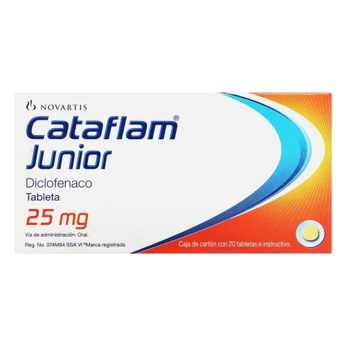 Comprar Cataflam Junior 25 Mg Con 20 Tabletas